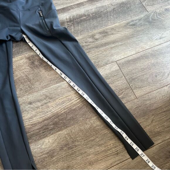 ATHLETA Stellar Tight Anthracite Grey Work Travel Size XXS Zipper Pockets Pants - Picture 6 of 12